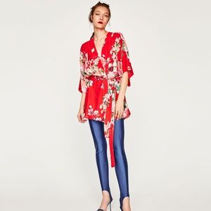 Zara Printed Kimono - new with tags